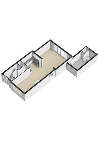 Plattegrond - Goswijnstraat 14, 6367 EB Voerendaal - Goswijnstraat 14 Voerendaal - Begane grond 3D.jpg